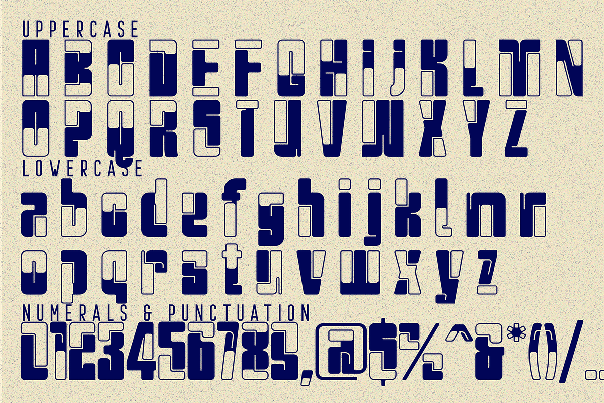 BIOLOGICAL PROCESSES - SCI-FI FONT, a Sans Serif Font by 177Studio (Photo 7 of 8)