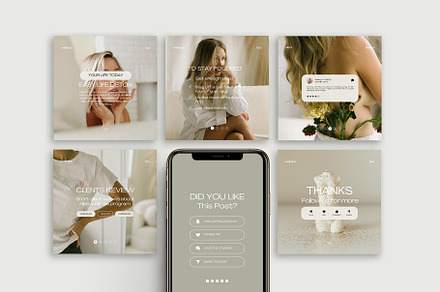 100 Wellness Carousel Templates