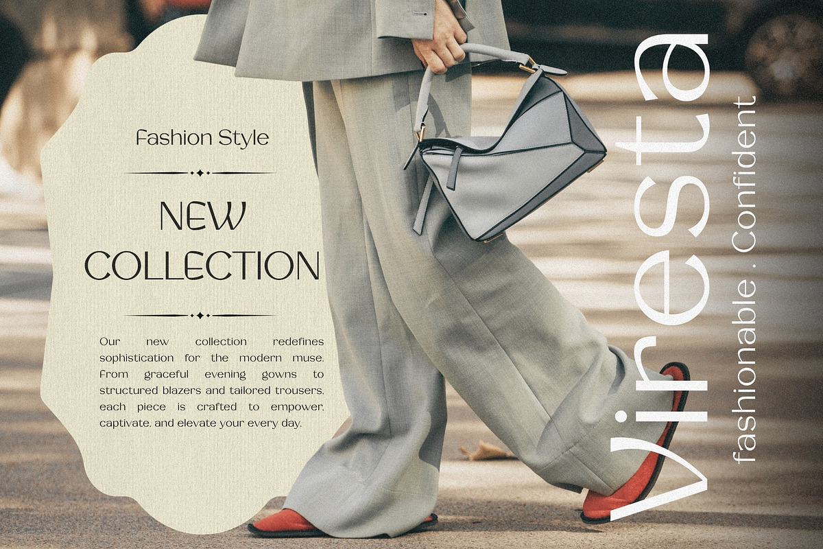 Auvessa — Modern Aesthetic Font, a Sans Serif Font by StoricType (Photo 8 of 20)