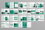 Corporate Annual Report Layout, a Brochure Template by Designsoul14 (Thumbnail 4 of 15)