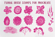 Floral Brush stamps for Procreate, a Brush Add-On by Graphics Resources (Thumbnail 13 of 15)
