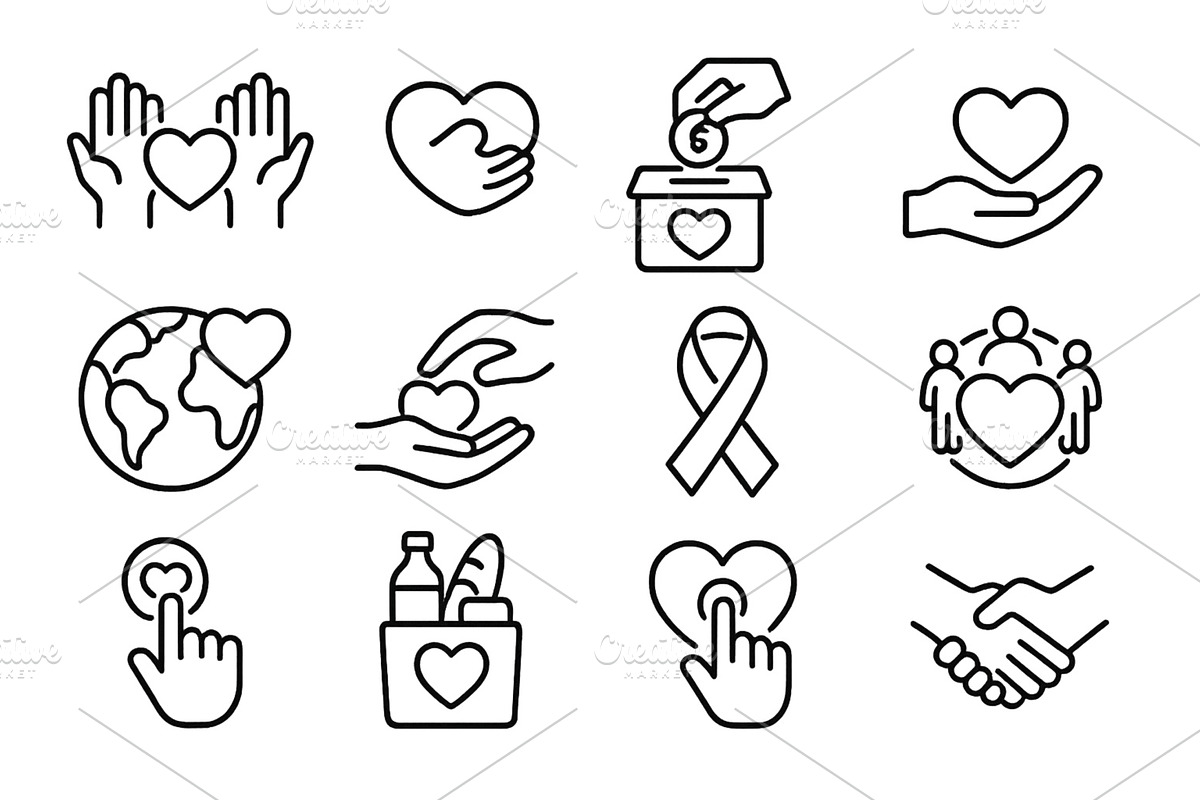 Symbols of love and compassion, an Illustration by ZinetroN