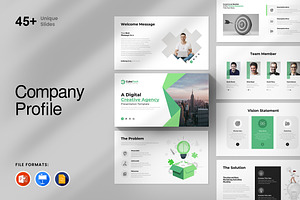 Company Profile Presentation Templat, a Presentation Template by GenerousArt