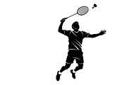 Badminton Smash Silhouettes, an Illustration by Amazin_art (Thumbnail 17 of 31)