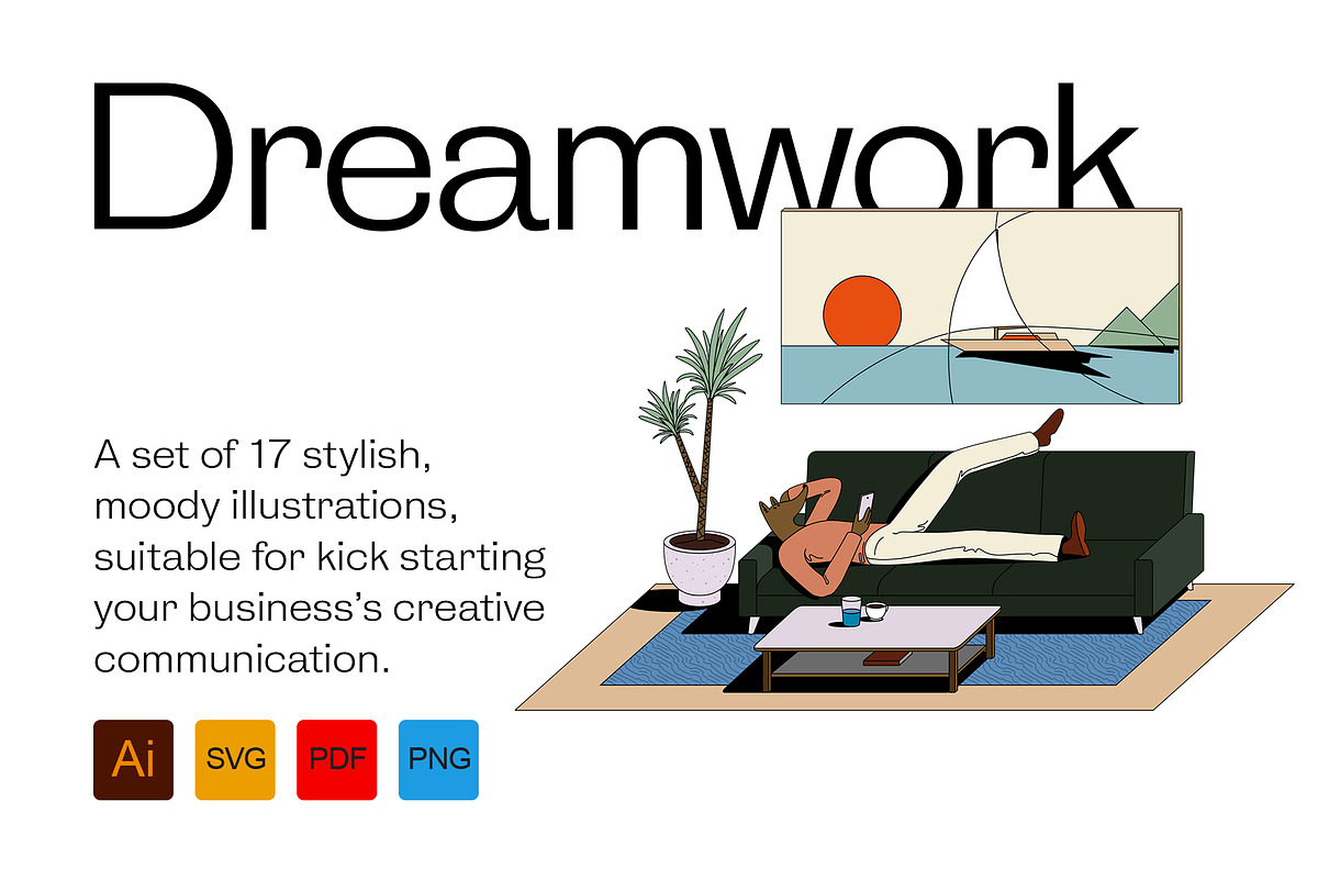 Dreamwork - Surreal illustration set, an Illustration by Growww (Photo 1 of 4)