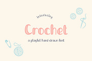 PGR Crochet - Handwritten Font, a Handwritten Font by Pikgura (Thumbnail 1 of 6)