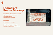 Storefront Poster Mockup PSD, an Advertising Mockup by Bruto Mockups (Thumbnail 2 of 3)