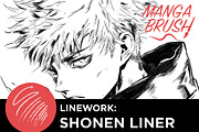 ANIME STARTER BRUSHES - PS / CSP Pro, a Brush Add-On by Manga Brush (Thumbnail 2 of 6)
