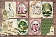 Rainy Day in the Garden Junk Journal, a Decorative Illustration by Secret Helper (Thumbnail 2 of 8)