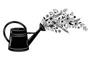Floral Watering Can Design Bundle, an Illustration by Gaye Art (Thumbnail 8 of 31)