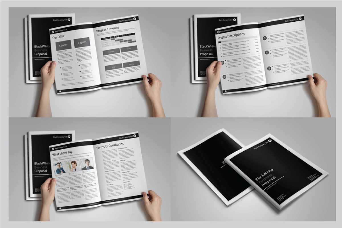 Business Proposal Template, a Brochure Template by voryu (Photo 3 of 5)