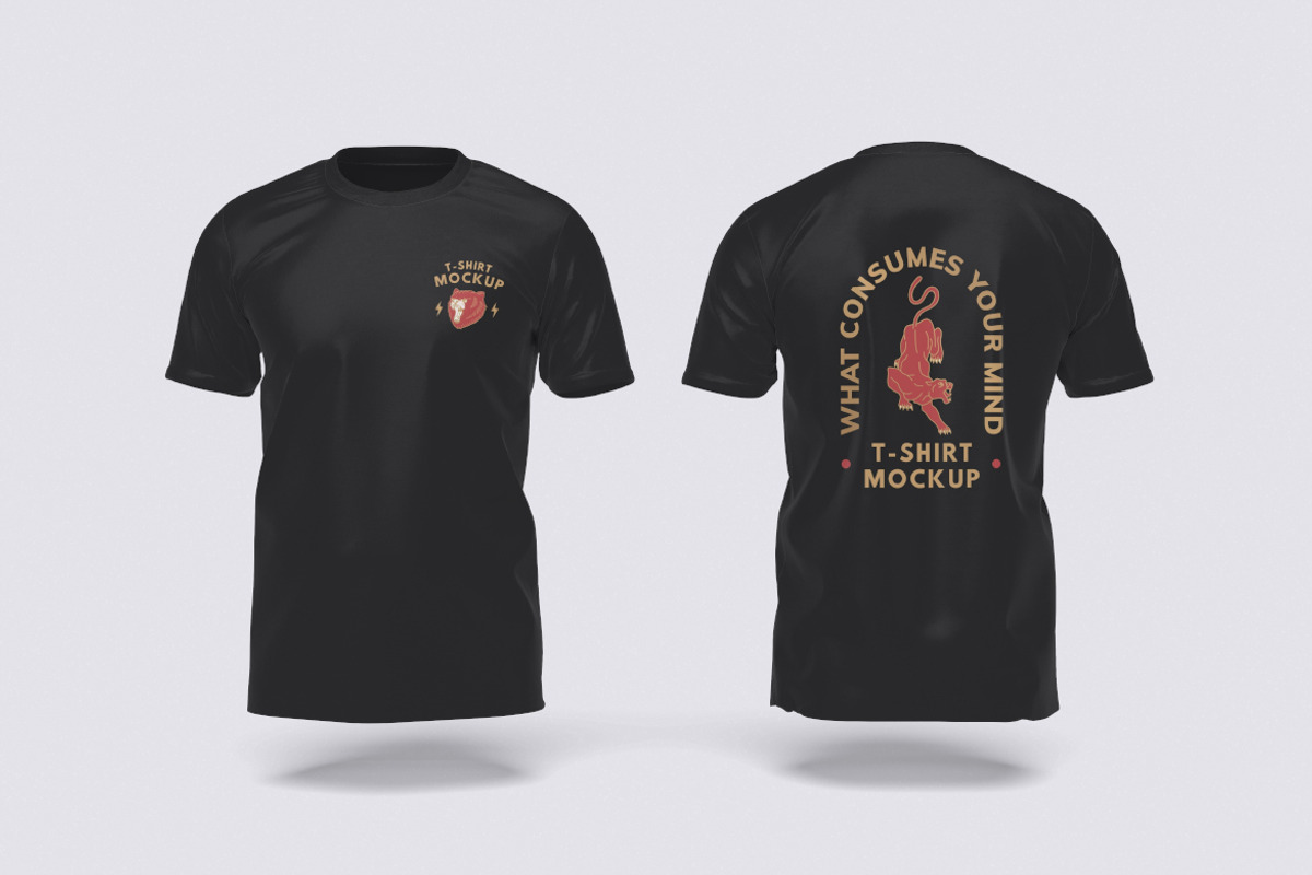 T-Shirt Mockup Bundle Set, a Shirt Mockup by Rielismee (Photo 2 of 5)