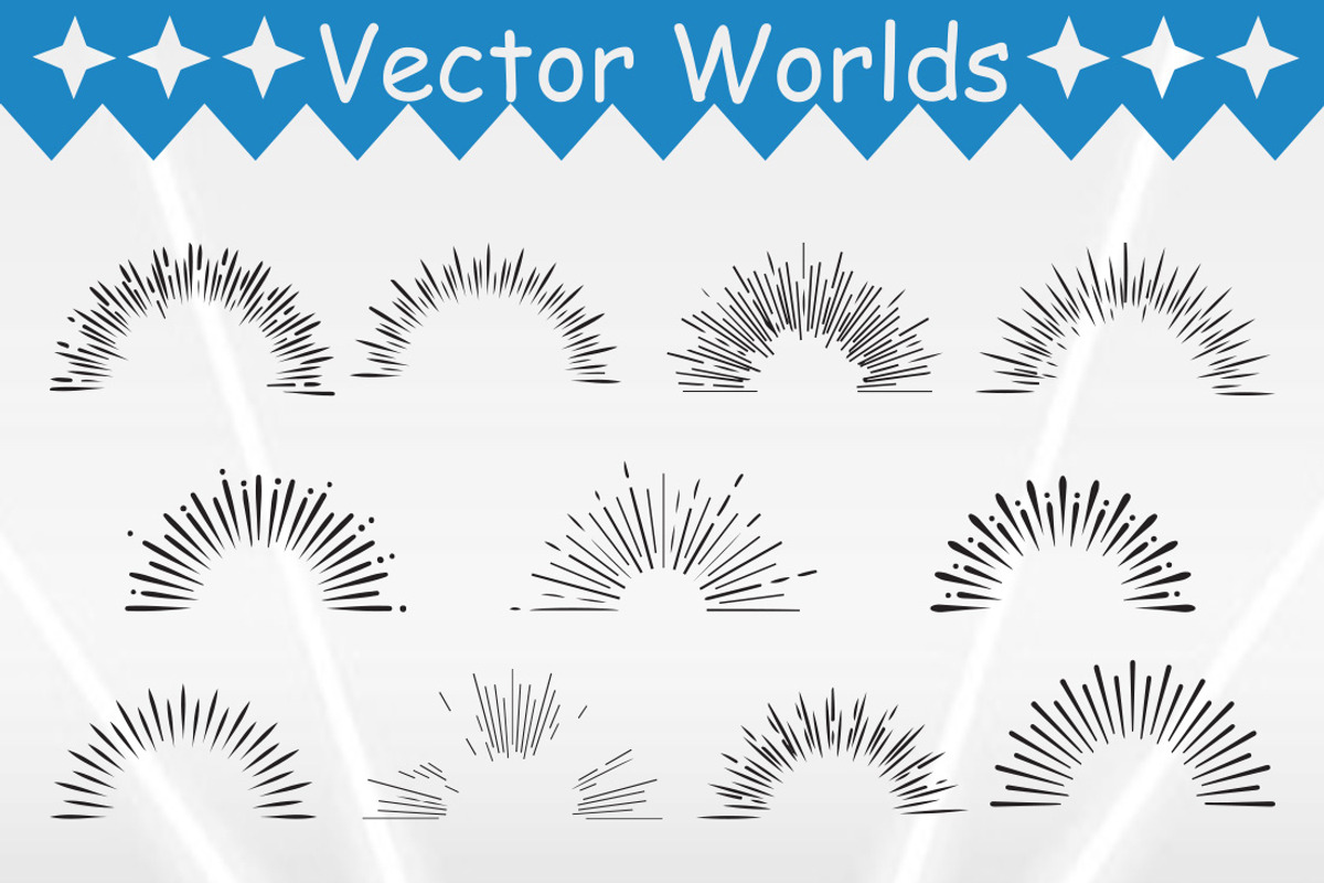 Sunburst Svg, Sun, Burst Svg, an Object Graphic by VectorWorlds (Photo 2 of 3)