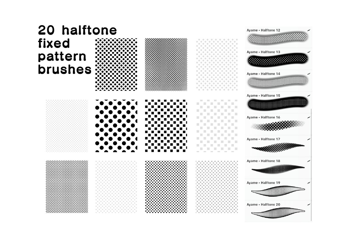 146 Manga Ink Procreate brushes, a Brush Add-On by ProcreateiBox (Photo 11 of 13)