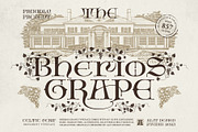 Bherios Grape Typeface, a Serif Font by alit design (Thumbnail 1 of 18)