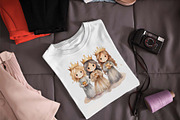 Christmas Cute Nativity Clipart Bund, an Illustration by Moon Studio (Thumbnail 6 of 11)