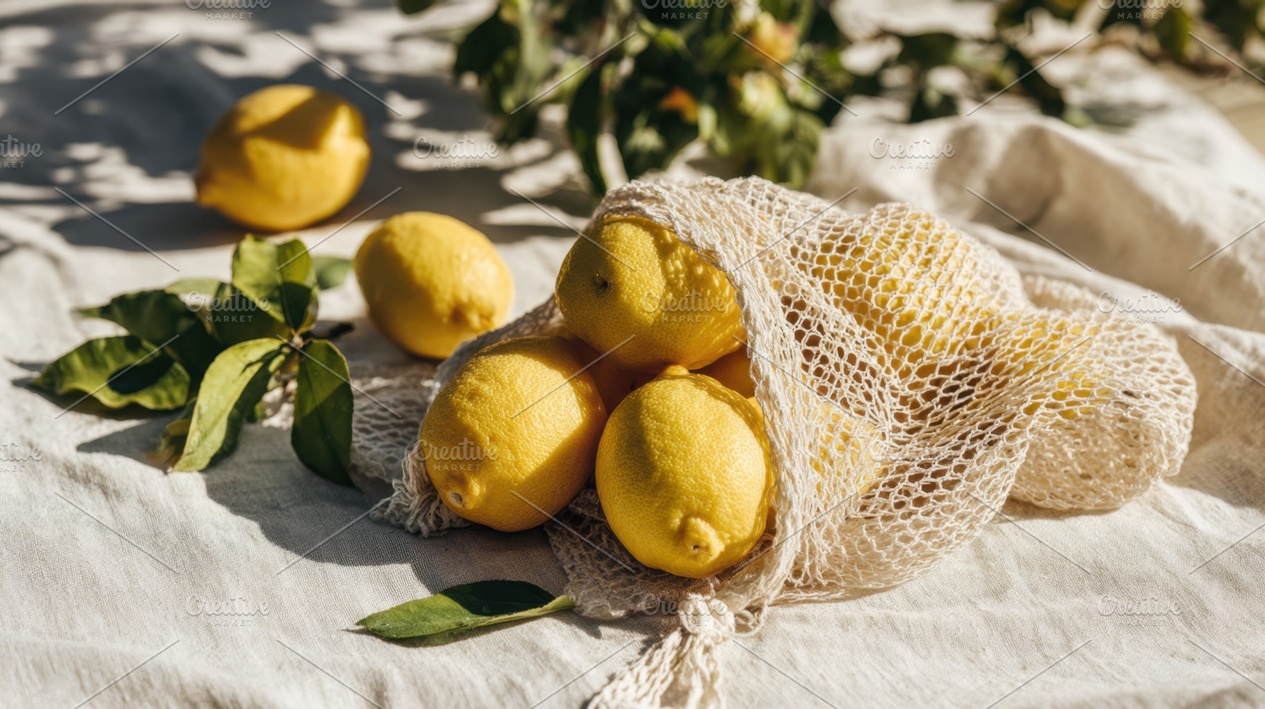 Fresh lemons gathered in nature, a Photo by Beautiful things
