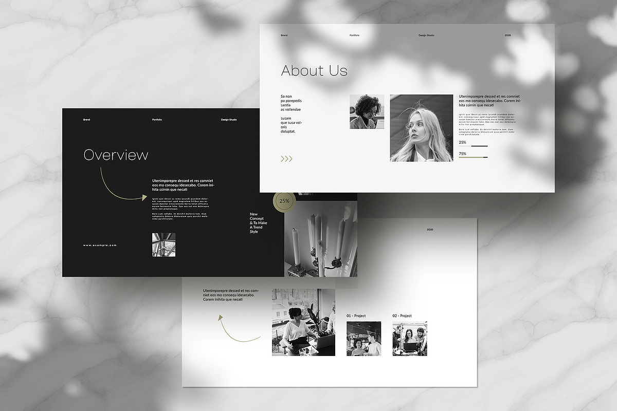 Portfolio Template, a Presentation Template by White Graphic (Photo 3 of 7)
