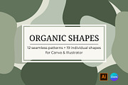Green Abstract Shapes and Patterns, a Pattern Graphic by bonadigitals (Thumbnail 1 of 7)
