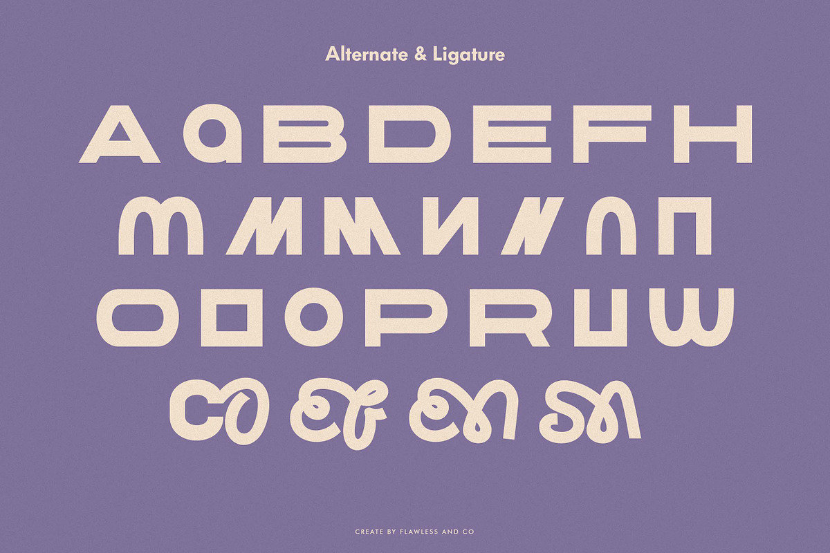 Monundrum - Combination Font, a Font by Flawless And Co (Photo 10 of 10)
