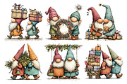 Christmas Whimsical Gnome Friend, a Seasonal Illustration by Creative Art (Thumbnail 7 of 7)