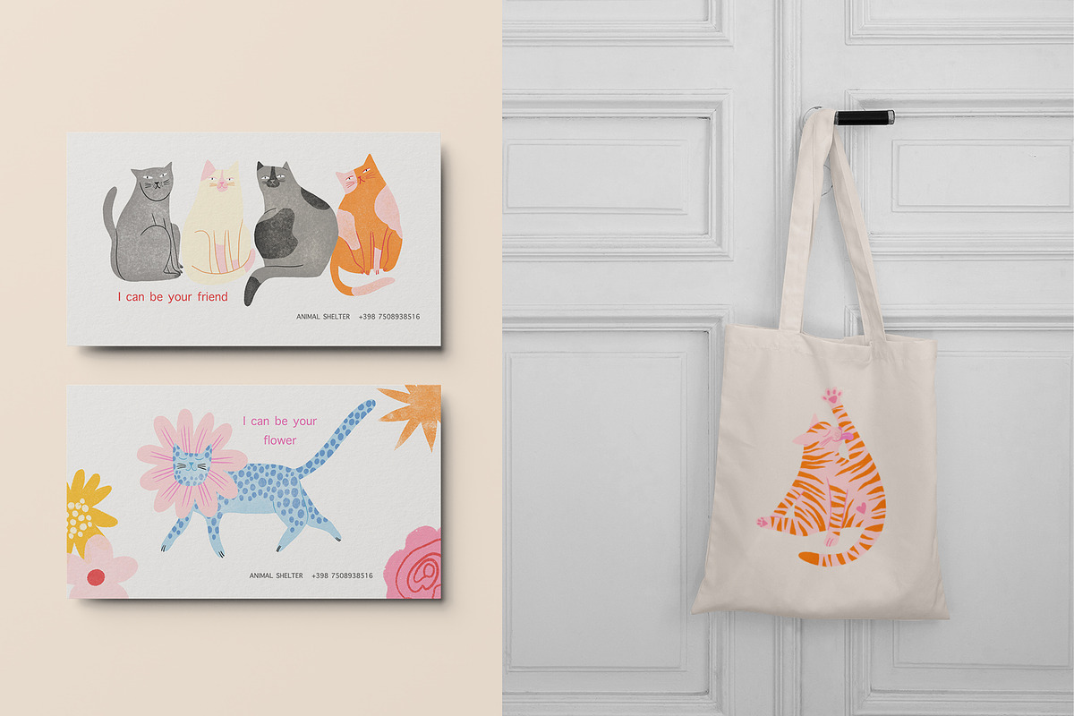 Cats Fan Club, an Animal Illustration by Annakniaz (Photo 13 of 14)