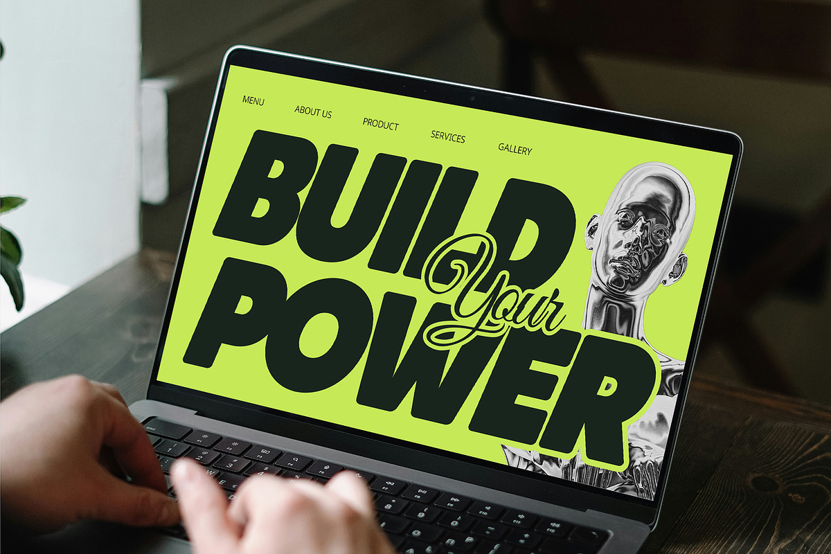 CS Geofrey – Bold Font, a Sans Serif Font by Craft Supply Co. (Photo 7 of 8)