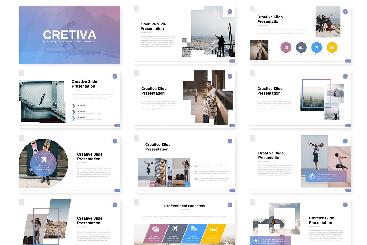 Cretiva - Keynote Template, a Presentation Template by AQR Studio