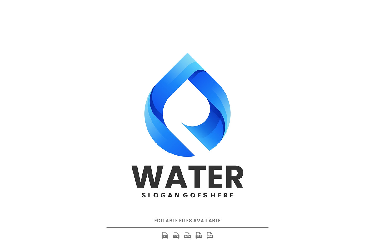 Water Gradient Logo, a Branding & Logo Template by Artnivora.Std