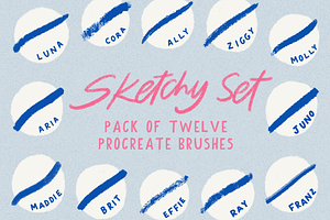 Sketchy Procreate Brush Set