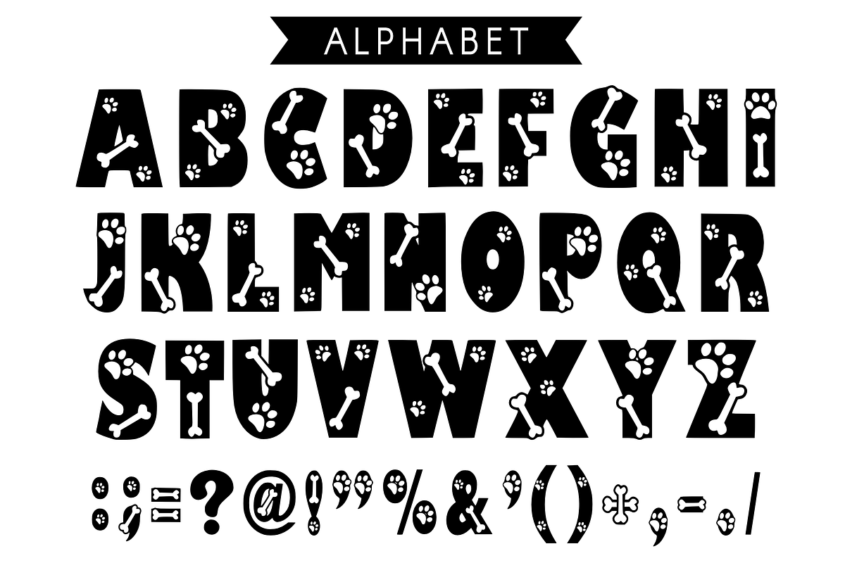 Keep a Dog Fonts - Dog Style Font, a Font by KiddoGlyphs Studio (Photo 5 of 6)