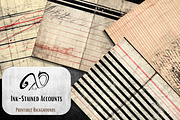 Ink-Stained Accounts: Antique Ledger, a Background Graphic by NiiiNArt (Thumbnail 5 of 8)