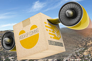 Delivery Cargo Box PSD Mockup, a Cups & Container Mockup by Sinlatown (Thumbnail 2 of 6)