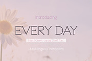 Every Day Cute Hand-drawn Serif Font, a Serif Font by Mastilo Designs (Thumbnail 8 of 8)