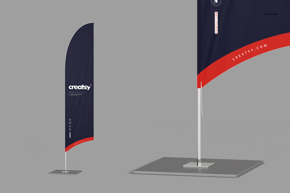 Outdoor Flags Mockup Set, an Object Graphic by creatsy2 (Photo 9 of 15)