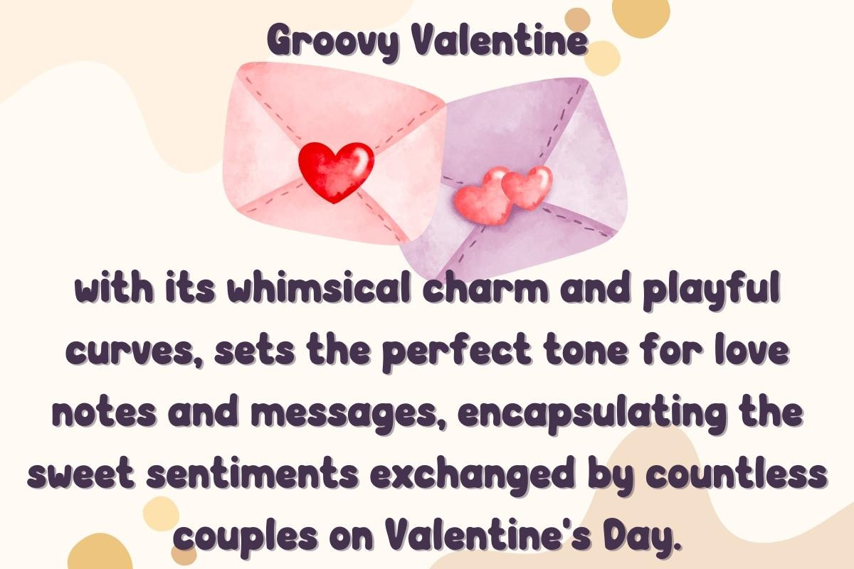 Groovy Valentine - Handwritting, a Handwritten Font by Charmingbear59.design (Photo 3 of 5)