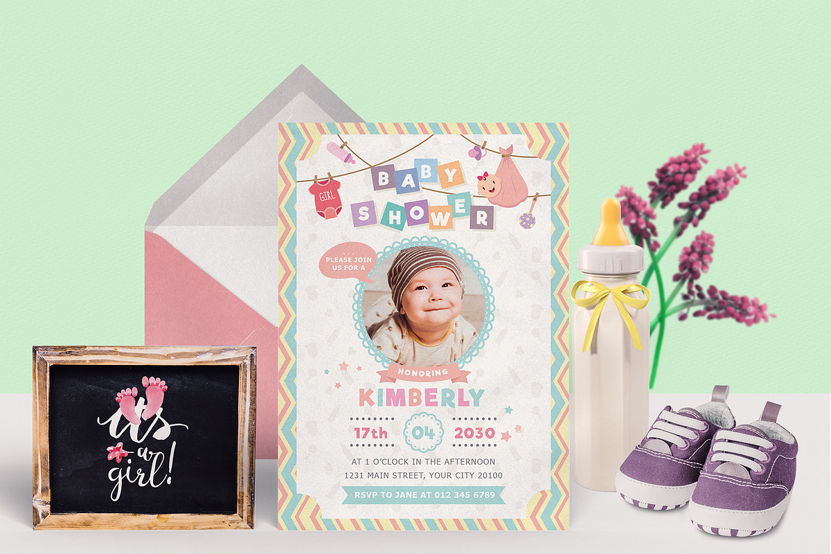 BABY SHOWER INVITATION, an Invitation Template by Totem Invitation House (Photo 5 of 6)