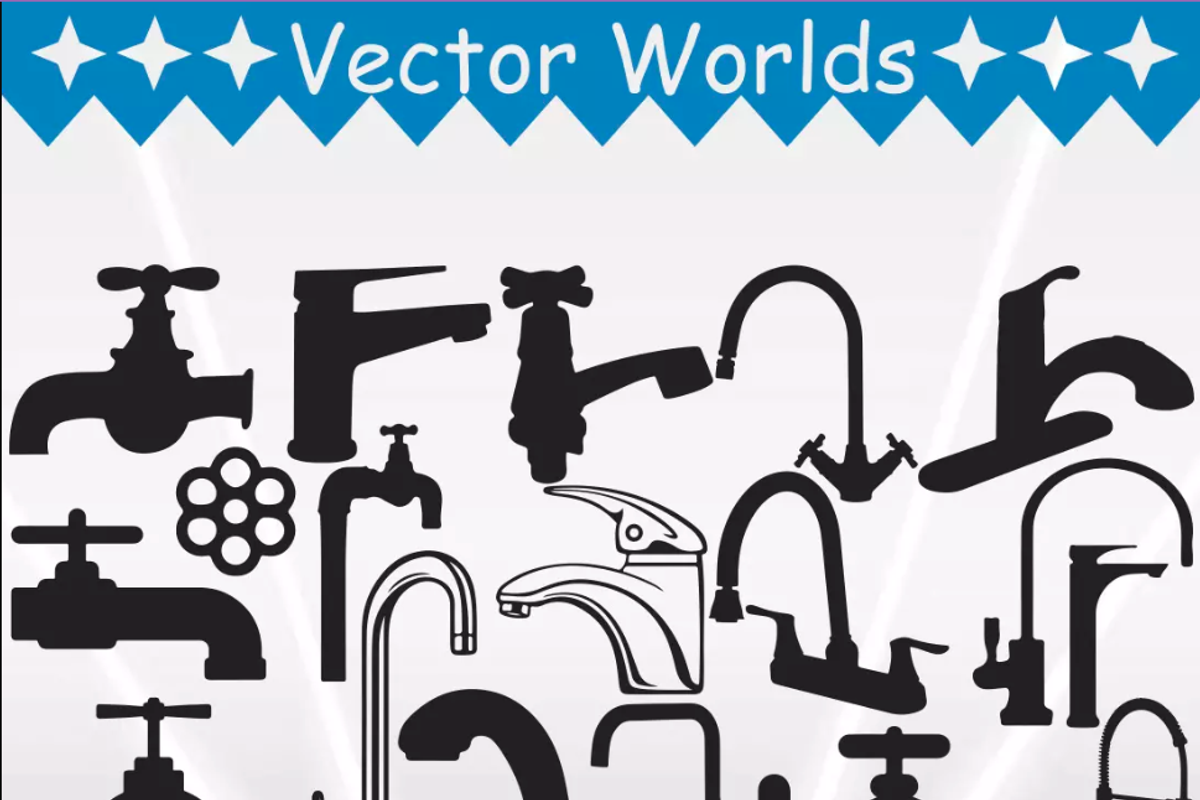 Faucet Svg, Water, Tap Svg, an Object Graphic by VectorWorlds (Photo 2 of 3)