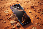 iPhone 16 Pro Mockups - Mars, an iPhone Mockup by viworx (Thumbnail 3 of 8)