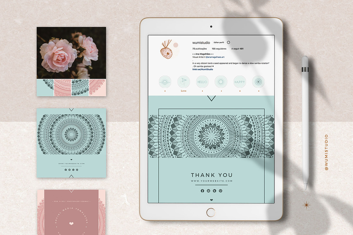 Social Media Pack, a Social Media Template by Wumi Studio (Photo 8 of 9)
