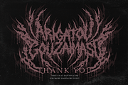 Balerion | The Ultimate Death Metal, a Blackletter Font by Ardana Creative (Thumbnail 9 of 9)