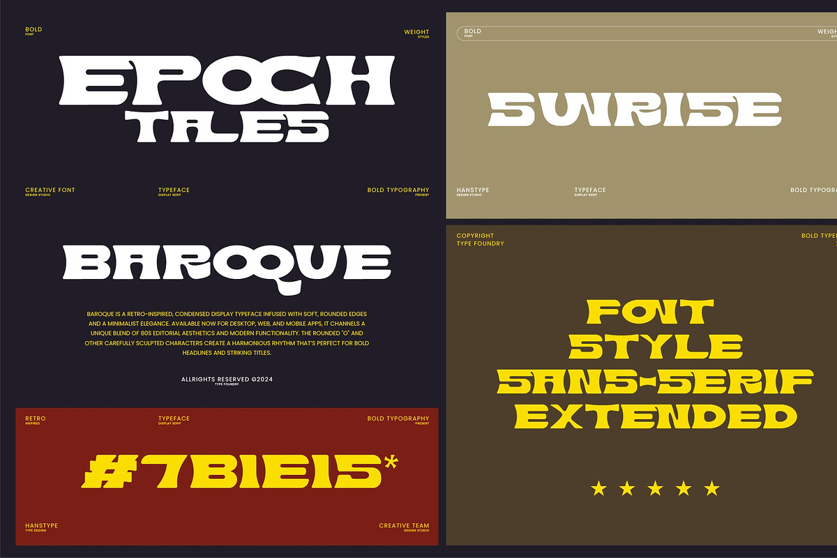 Puretime - Retro Vintage Bold Font, a Serif Font by Hanstype.com (Photo 5 of 10)