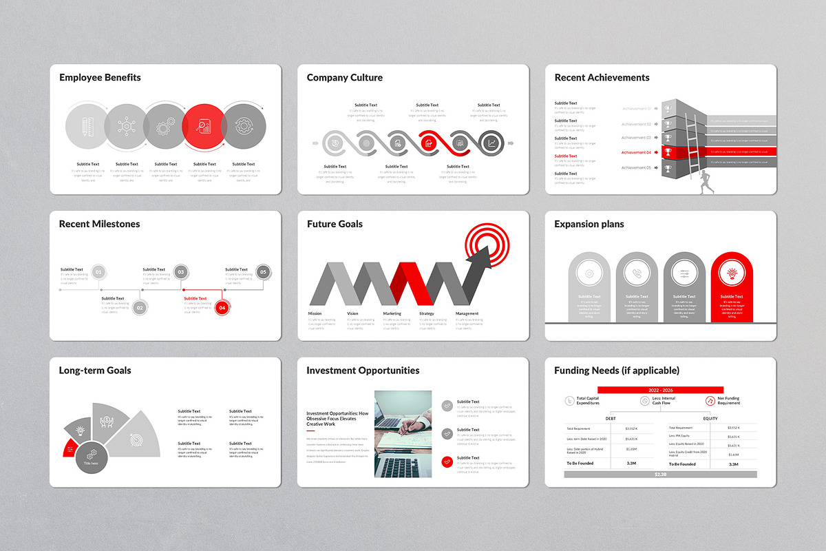 Company Profile Google Slides, a Presentation Template by Design Vault (Photo 7 of 9)
