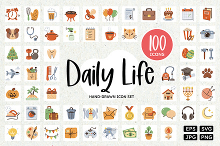 Daily Life Icon Set To-Do Everyday, an Icon by insemar