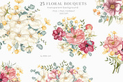 HONEY FLOWERS. watercolor collection, a Decorative Illustration by Ooh Lily (Thumbnail 3 of 15)