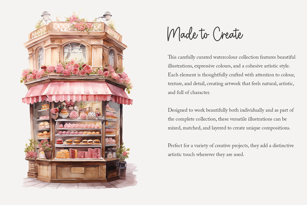 100 afternoon tea clip art, a Food Illustration by Poppy Lane Studio (Photo 9 of 13)