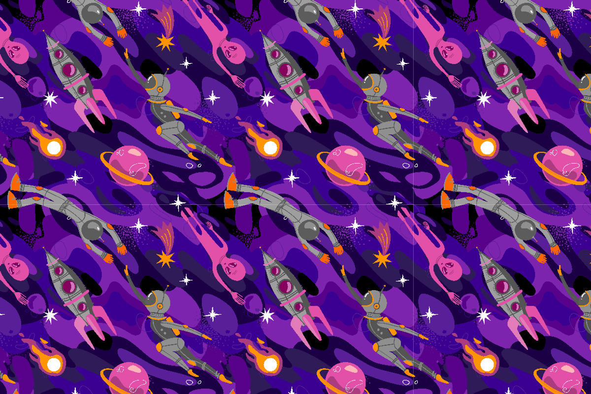 cosmos vector set, a Technology Illustration by Steshnikova (Photo 3 of 5)