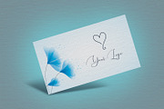 Floral Business Card Design Template, a Business Card Template by Kseniya-Omega (Thumbnail 3 of 4)