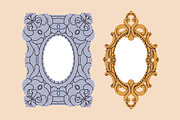 Vintage picture frames, borders set, an Object Illustration by Good Studio (Thumbnail 9 of 16)