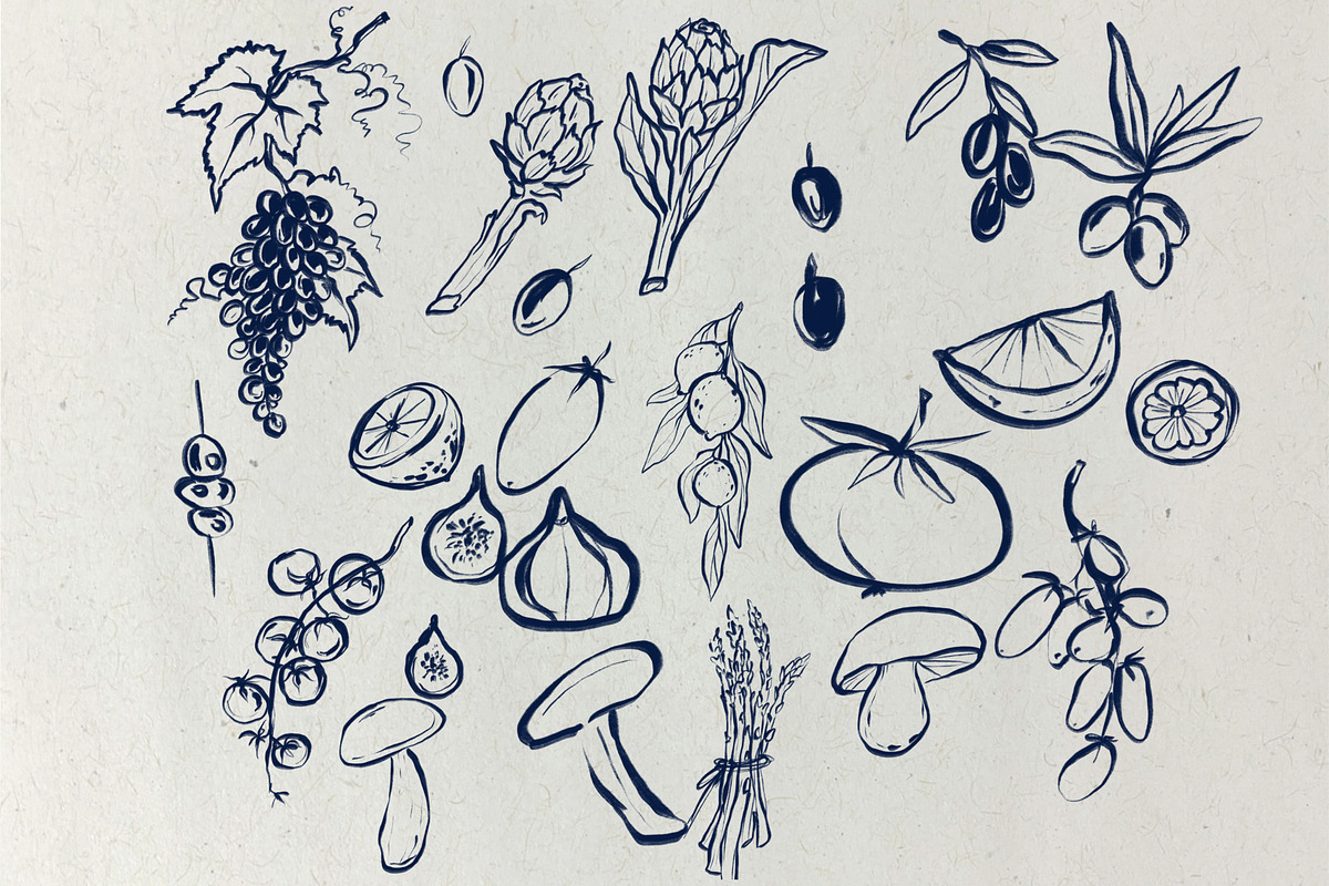 Italian Life Style Procreate Stamps, a Brushes & More by HabitusDesigns (Photo 6 of 19)